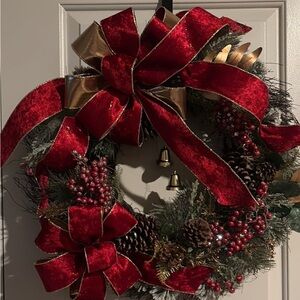 Wreath Ralph Lauren Inspired Traditional Custom Design Florist Final Sale